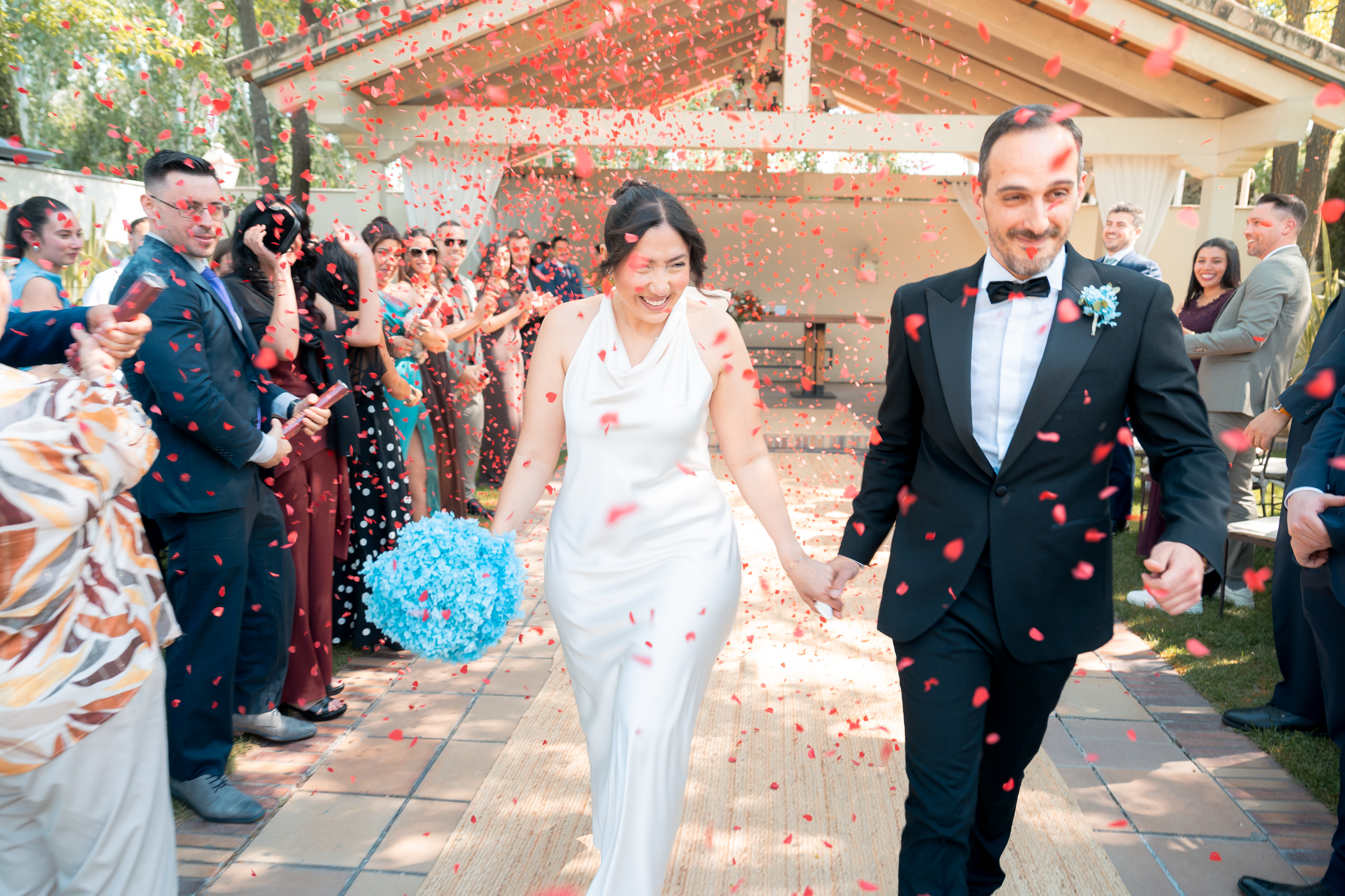 Fotografía de boda en carrusel