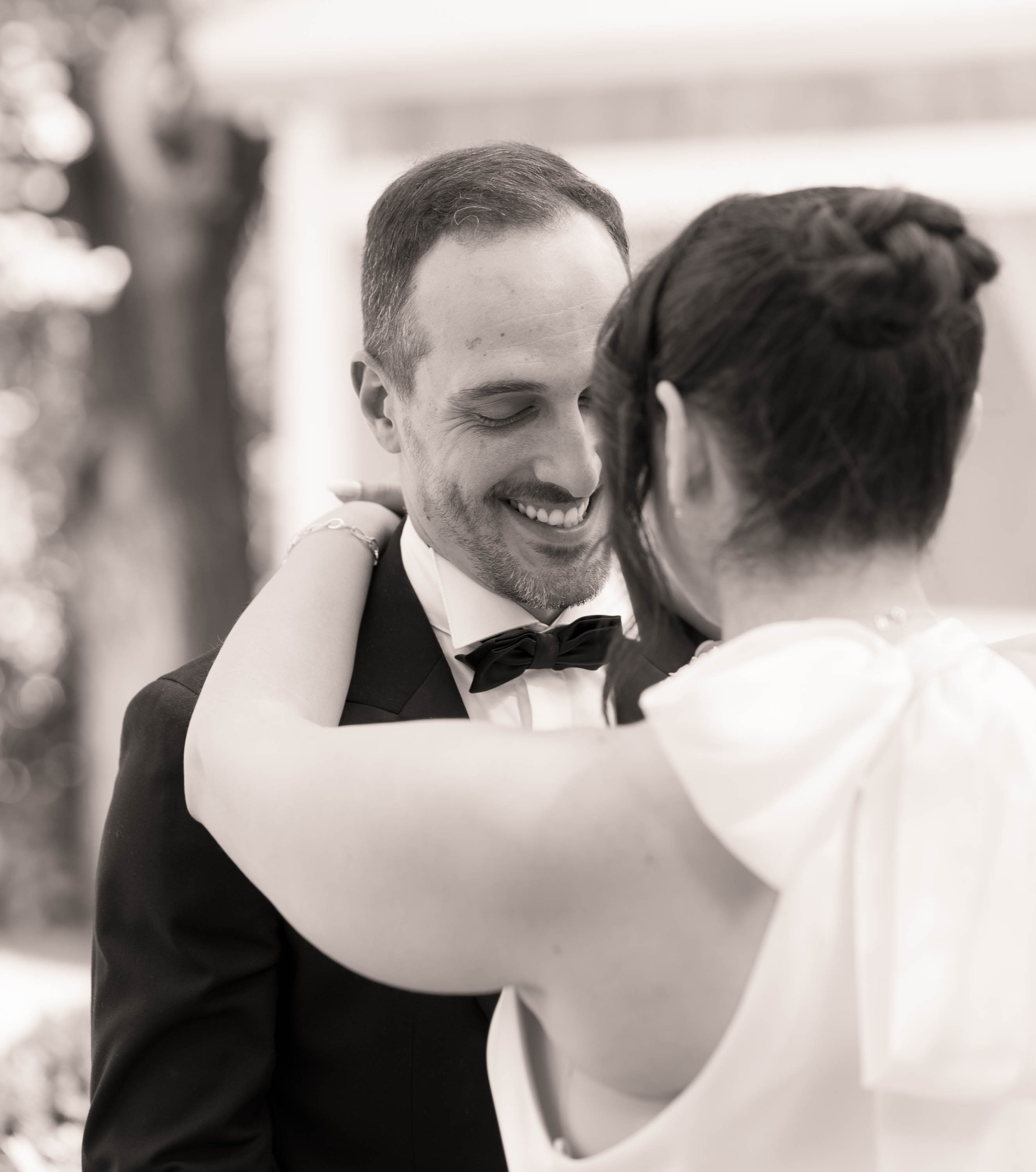 Fiesta de boda con invitados